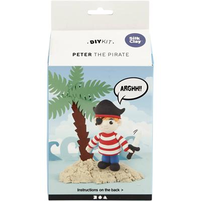 Silk Clay Funny friends, peter the pirate, 1 doos