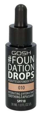 Gosh Foundation Drops SPF10 30ml 010 Tan Dames Gosh Foundation Drops SPF10 30ml 010 Tan Dames