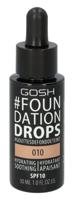 Gosh Foundation Drops SPF10 30ml 010 Tan Dames - thumbnail