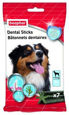 Beaphar Dental Sticks middel / grote hond 5 x 7 stuks
