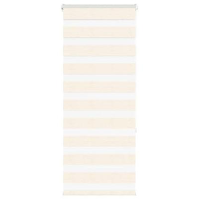 VidaXL Zebra blind 55x150 cm stofbreedte 50,9 cm polyester marmerbeige VidaXL Zebra blind 55x150 cm stofbreedte 50,9 cm polyester marmerbeige