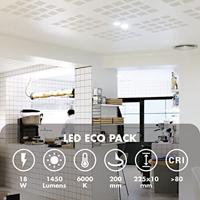 Downlight Silver Electronics ECO 18W LED 18 W Kies uw optie 6000K - thumbnail