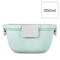 Xavax Lunchbox Groot Voor Magnetron Met Bestek 1700 Ml Pastelblauw/grijs - thumbnail