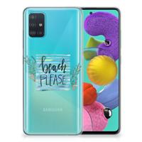 Samsung Galaxy A51 Telefoonhoesje met Naam Boho Beach - thumbnail