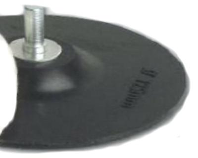 Brüder Mannesmann Rubber steunschijf 125 mm (Hobby) - 515