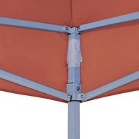 VidaXL Partytentdak 270 g/m² 4,5x3 m terracottakleurig - thumbnail