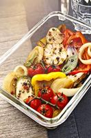 Tefal K30103 MasterSeal Glazen Vershoudbakje 0.9L Rood - thumbnail