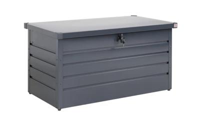 Tuinbox Kussenbox Antraciet 385L metaal afsluitbaar