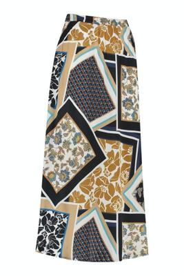 Studio Anneloes Jans Satin Patchw. Skirt 6965 Dark Blue/cobalt