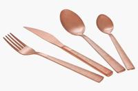 Buccan - Bestekset - Florence - 24 delig - Rosegoud - thumbnail