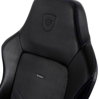 Noblechairs Hero zwart/blauw - thumbnail