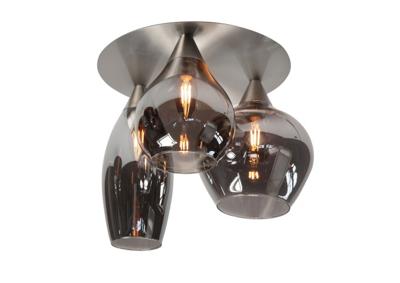 Highlight Plafondlamp Cambio 3 lichts Ø 32 cm zwart