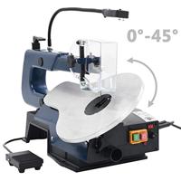 VidaXL Figuurzaagmachine elektrisch met voetpedaal en led-lampje 125 w - thumbnail