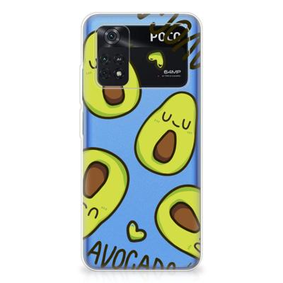 Xiaomi Poco M4 Pro 4G Telefoonhoesje met Naam Avocado Singing Xiaomi Poco M4 Pro 4G Telefoonhoesje met Naam Avocado Singing