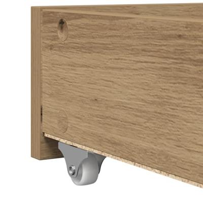 Dagbedframe met lades artisanaal eikenkleurig 90 x 190 cm