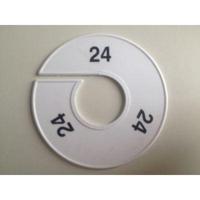 Maatring 11cm wit/zwart 24 - thumbnail