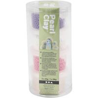 Creativ Company Pearl clay®, diverse kleuren, 3x25+38 gr, 1 set - thumbnail