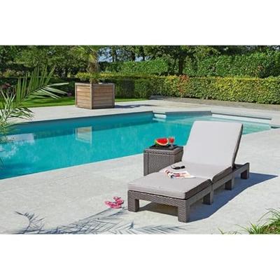Daytona sunlounger cappucino