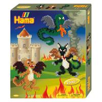 Hama strijkkralenset gift box - draken, 2500st. - thumbnail