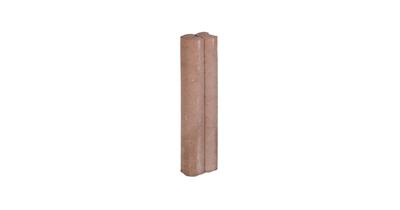 25 stuks! Duo palissaden bruin 6x8.3x40 cm Gardenlux - Gardenlux