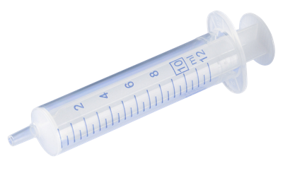 Wegwerpspuit 2-delig Luer 10ml