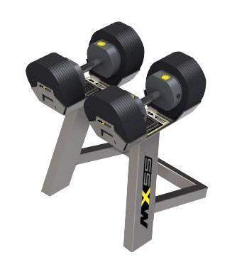 MX Select MX55 verstelbare dumbbells met standaard 24,9 KG MX Select MX55 verstelbare dumbbells met standaard 24,9 KG