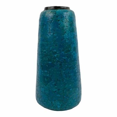 Terracotta Vaas Eierschalen Blauw (Hoog/Smal)