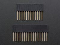 Feather Stacking Headers - 12-pins en 16-pins vrouwelijke headers - thumbnail
