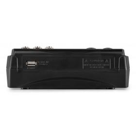 Vonyx VMM-P500 4-kanaals mixer met USB, BT & MP3-speler