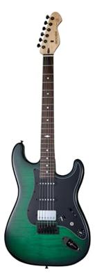 Mooer MSC31 Pro Guitar Green Burst elektrische gitaar met gigbag