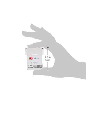 Nobo T-planbordkaarten index 1,5, ft 53 x 45 mm, wit - thumbnail