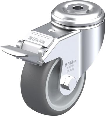 Blickle LKRA-PATH 80G-11-FI Zwenkwiel met rem Wieldiameter: 80 mm Draagvermogen (max.): 120 kg 1 stuk(s) Blickle LKRA-PATH 80G-11-FI Zwenkwiel met rem Wieldiameter: 80 mm Draagvermogen (max.): 120 kg 1 stuk(s)