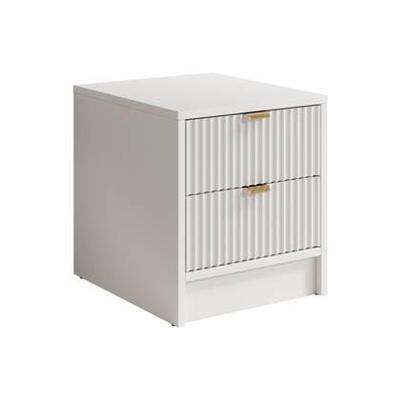 Meubella Nachtkastje Tavares - Wit - 35 cm