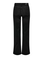Only Onlmadison Blush Hw Wide Dnm Cro099 Noos 15299796 Loose Fit Washed Black - thumbnail