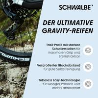SCHWALBE Nobby nic - tle - addix ultra soft - super trail - 29x2.40 - black - thumbnail