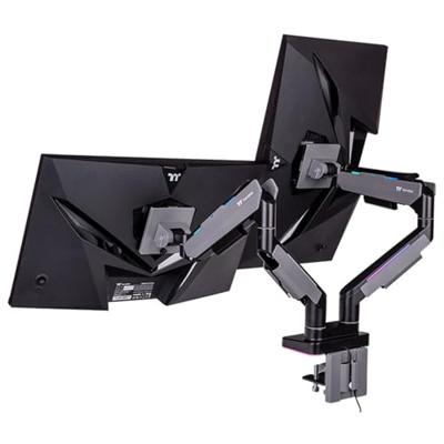 Thermaltake GEA-MSR-DMSBLK-01 flat panel bureau steun 88,9 cm (35 ) Zwart, Grijs Thermaltake GEA-MSR-DMSBLK-01 flat panel bureau steun 88,9 cm (35 ) Zwart, Grijs