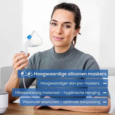 Beurer IH 28 Pro Inhalator Met neusstuk, Met neusdouche, Met mondstuk, Met inhalatiemasker Beurer IH 28 Pro Inhalator Met neusstuk, Met neusdouche, Met mondstuk, Met inhalatiemasker