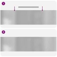 Tuin Grasperkafwerking 4 pcs Zilver 450 x 25 cm - thumbnail