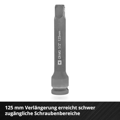 Einhell Impact 109283 Bit- en steeksleutelset 1/2