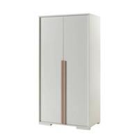 Vipack 2-deurs kledingkast Londen - wit - 195,2x98,4x56 cm - Leen Bakker - thumbnail
