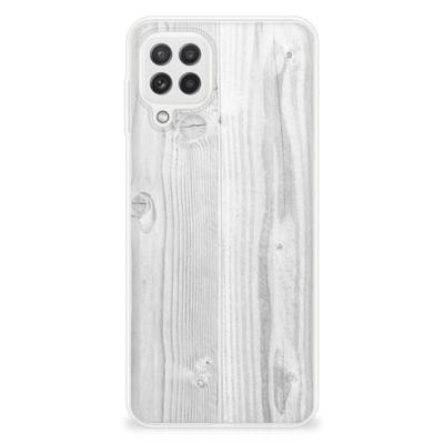 Samsung Galaxy A22 4G | M22 | Bumper Hoesje | White Wood