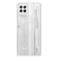 Samsung Galaxy A22 4G | M22 | Bumper Hoesje | White Wood - thumbnail