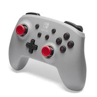 Power A Retro Grey Controller Nintendo Switch, Nintendo Switch Lite, Nintendo Switch OLED Grijs - thumbnail