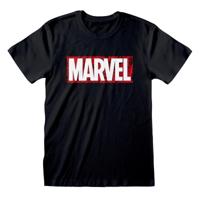 Unisex T-Shirt met Korte Mouwen Marvel Zwart - Maat: XL - thumbnail