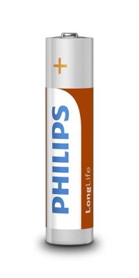 Philips batterij Longlife AAA 12x4st