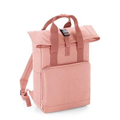 Atlantis BG118 Twin Handle Roll-Top Backpack - Blush-Pink - 28 x 38 x 12 cm
