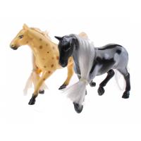 Toi Toys speelset Kailey's paard 9 delig bruin/zwart - thumbnail