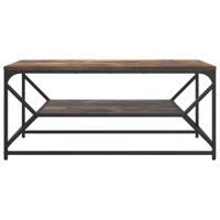 Salontafel Gerookt eiken 90 x 50 x 40 cm - thumbnail