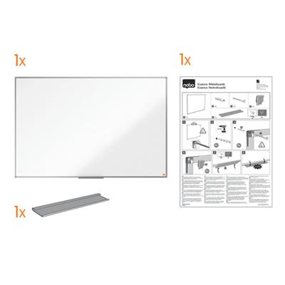 Magnetisch bord Nobo Essence Wit Staal 150 x 120 cm - thumbnail