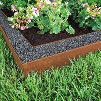 Graskant Cortenstaal 118 x 13 cm - thumbnail